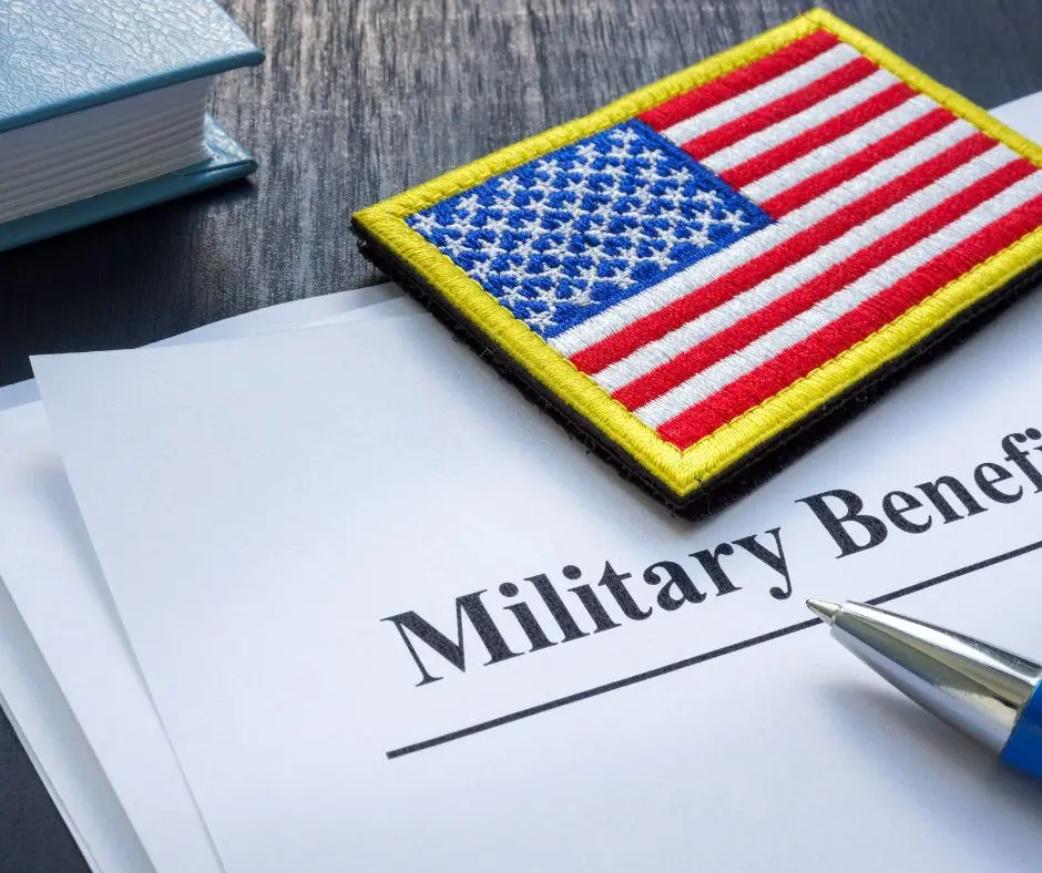 military benefits form