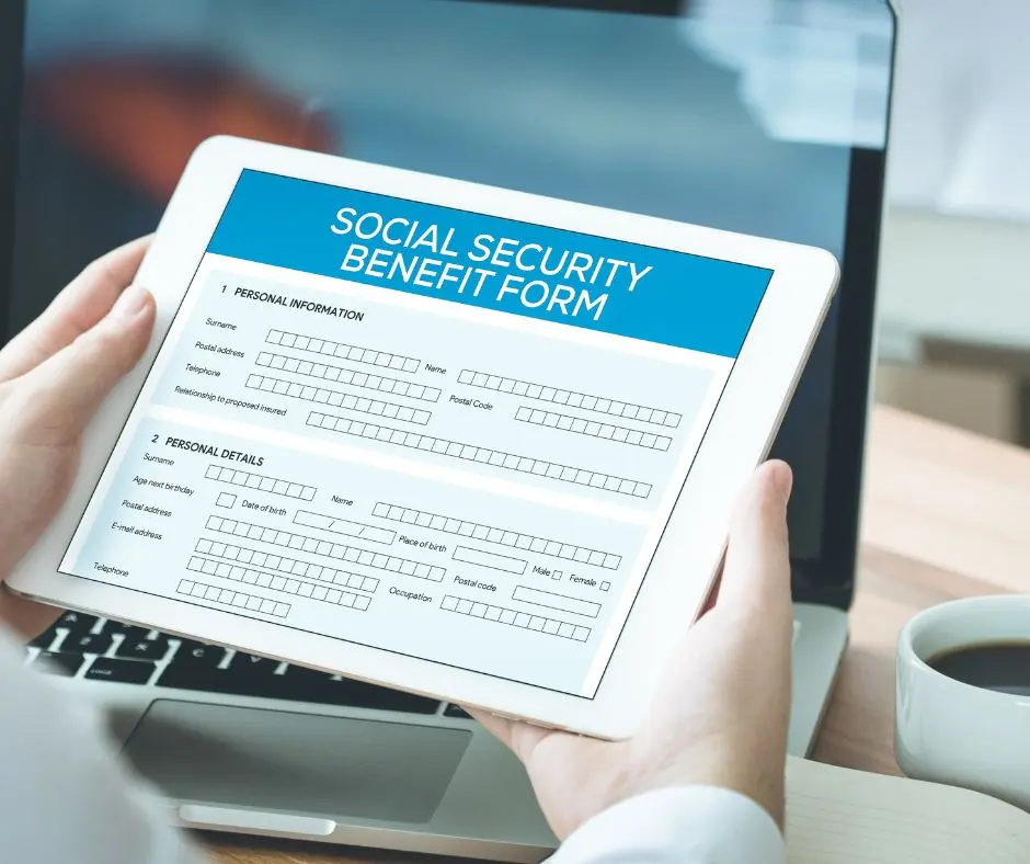 social security benefit form